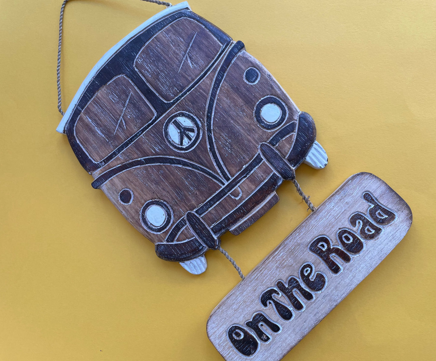 Campervan Sign 'On The Road'
