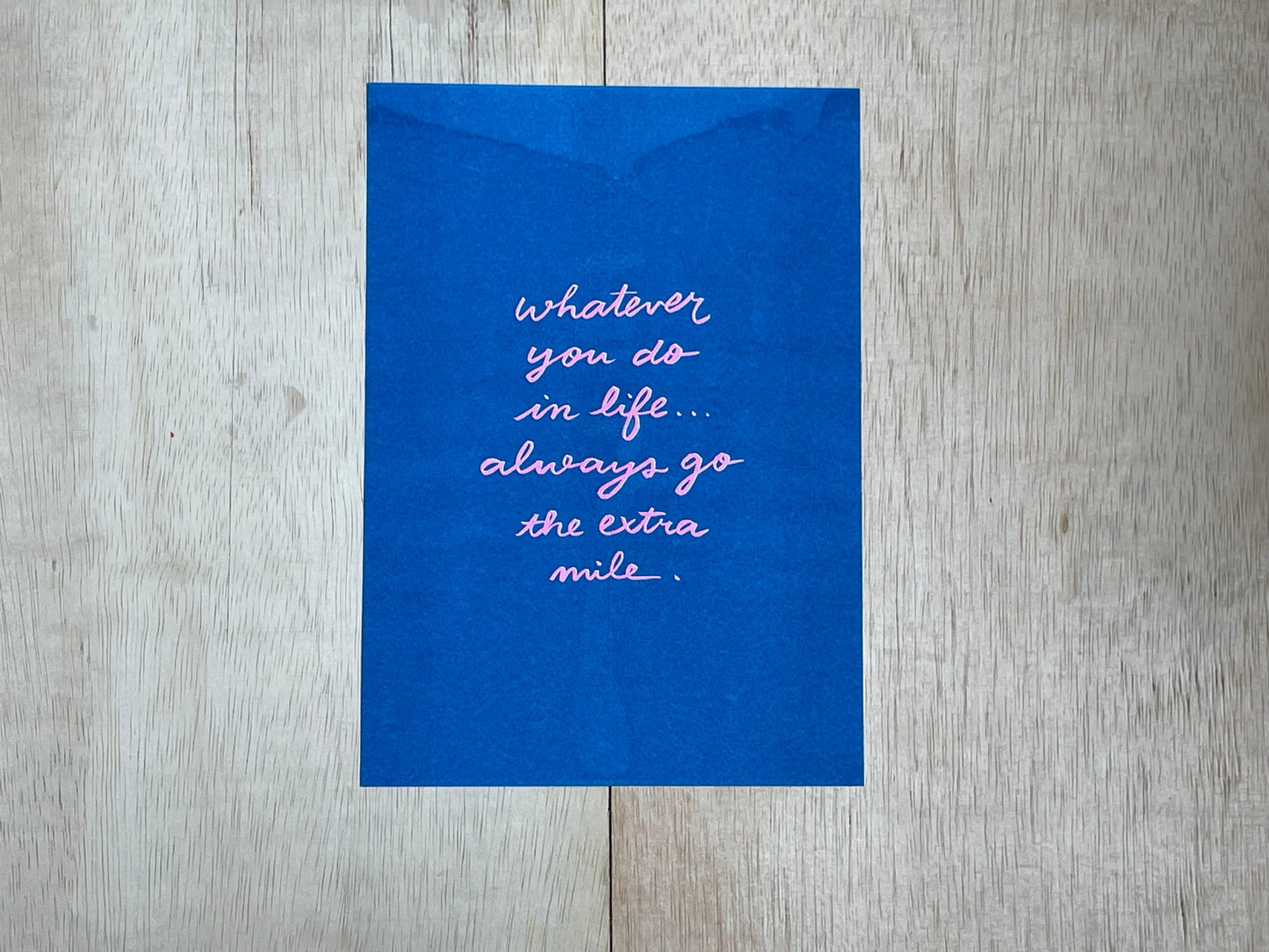 Extra Mile Print