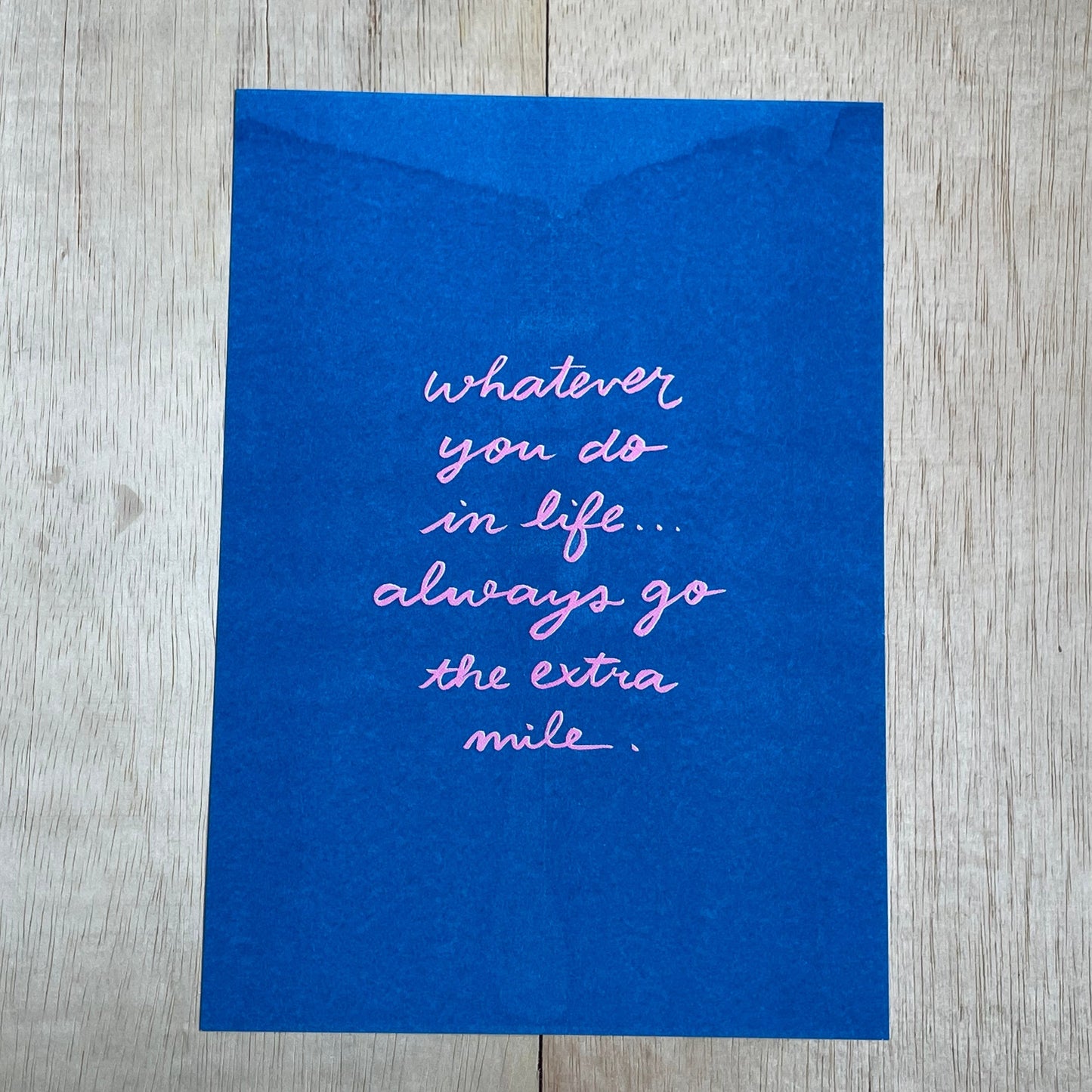 Extra Mile Print