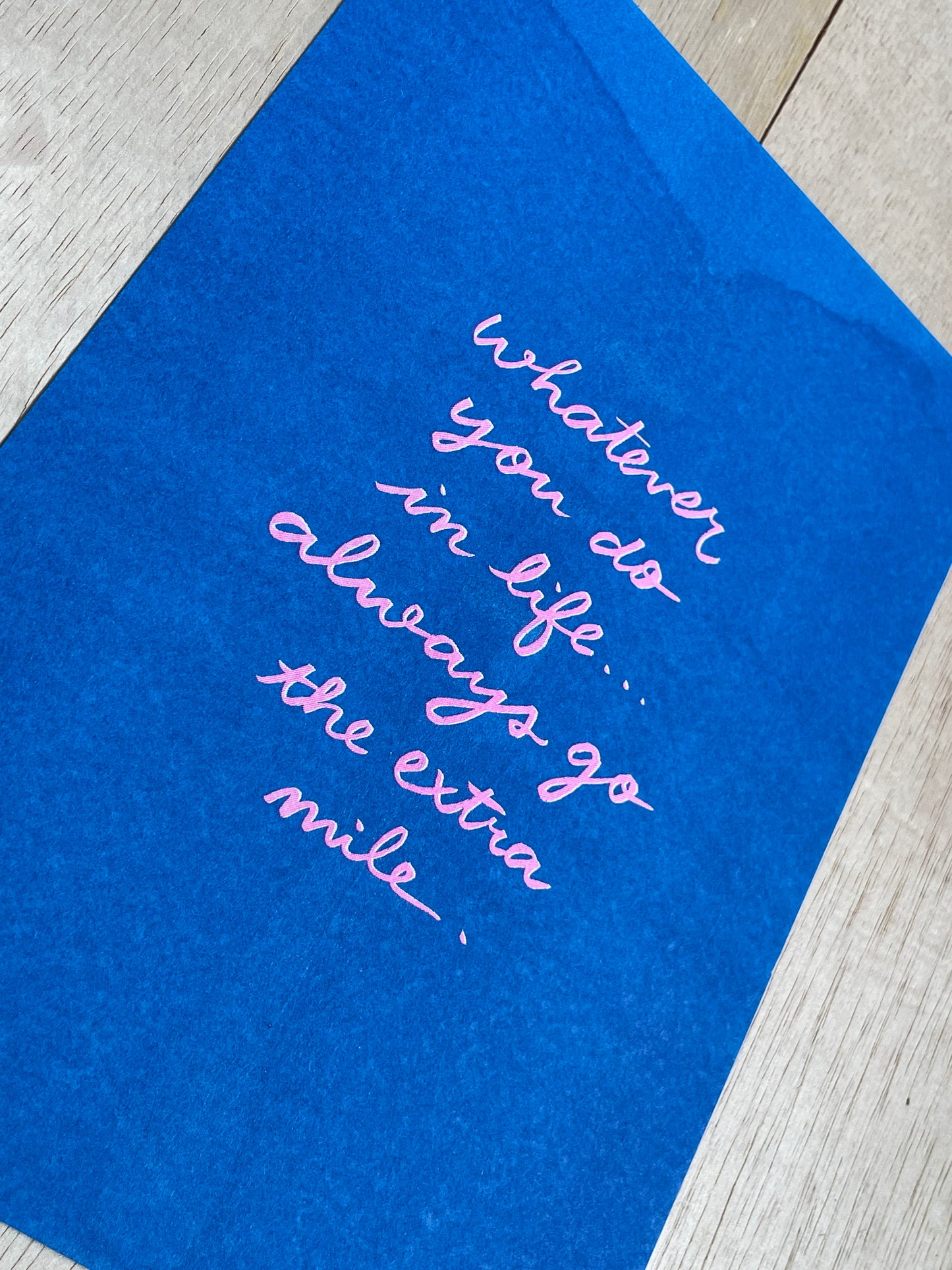 Extra Mile Print