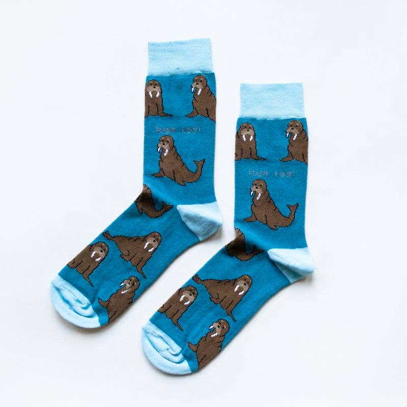 Bamboo Socks - Walruses