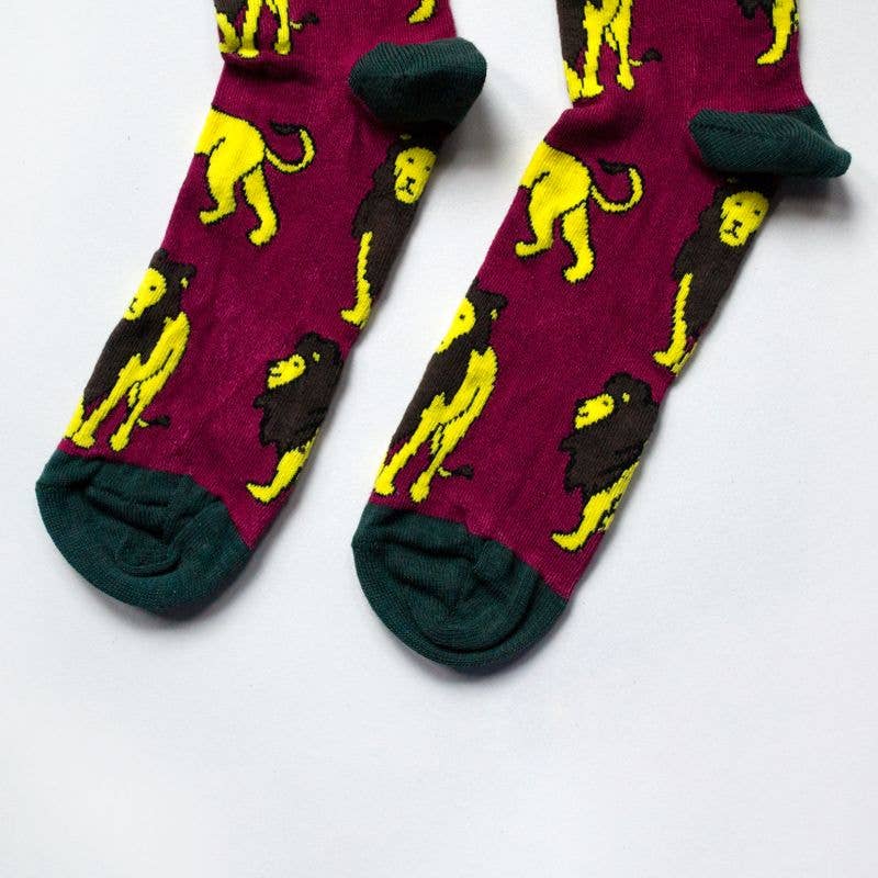 Bamboo Socks - Lions