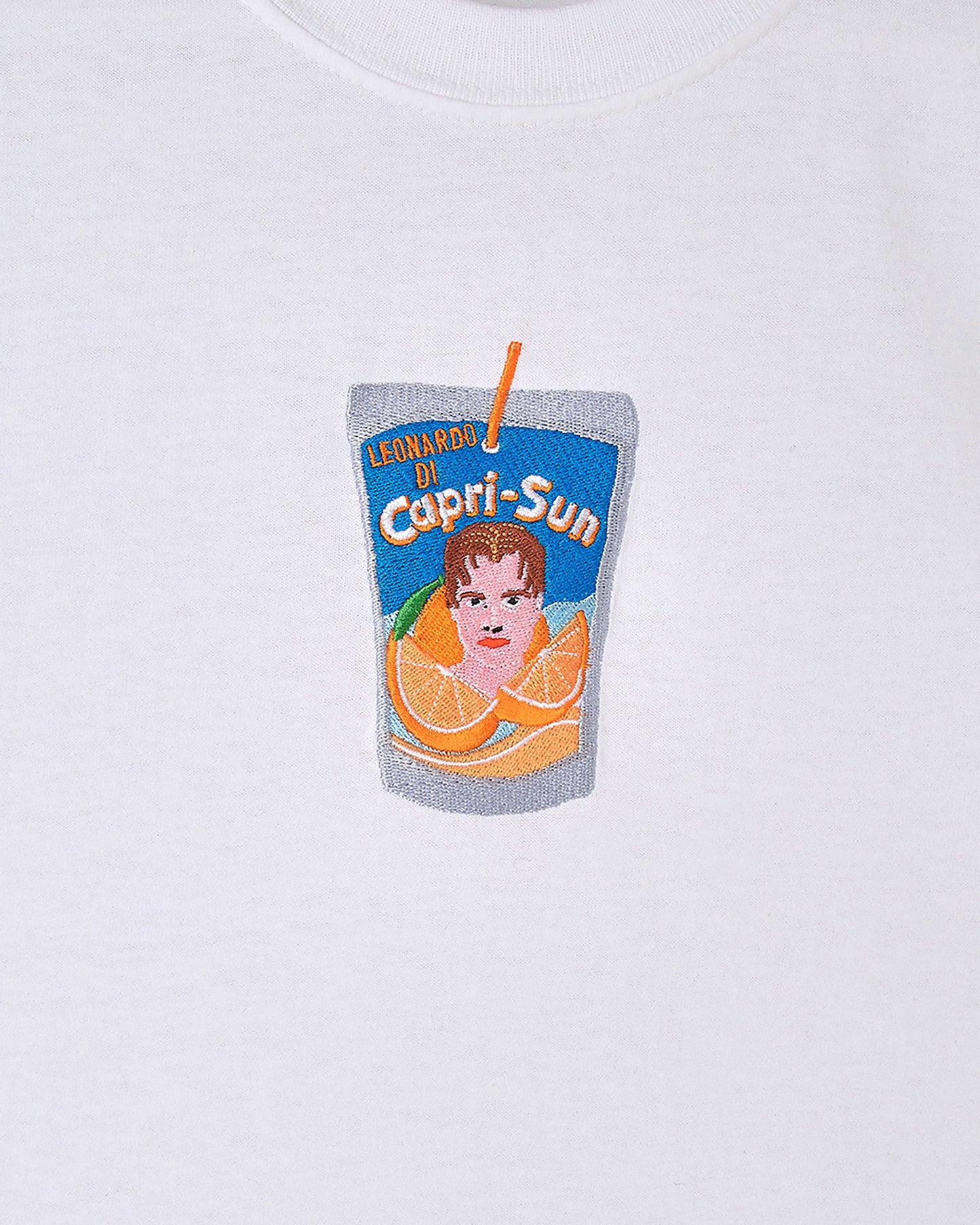 Leonardo DiCapriSun Embroidered T-Shirt