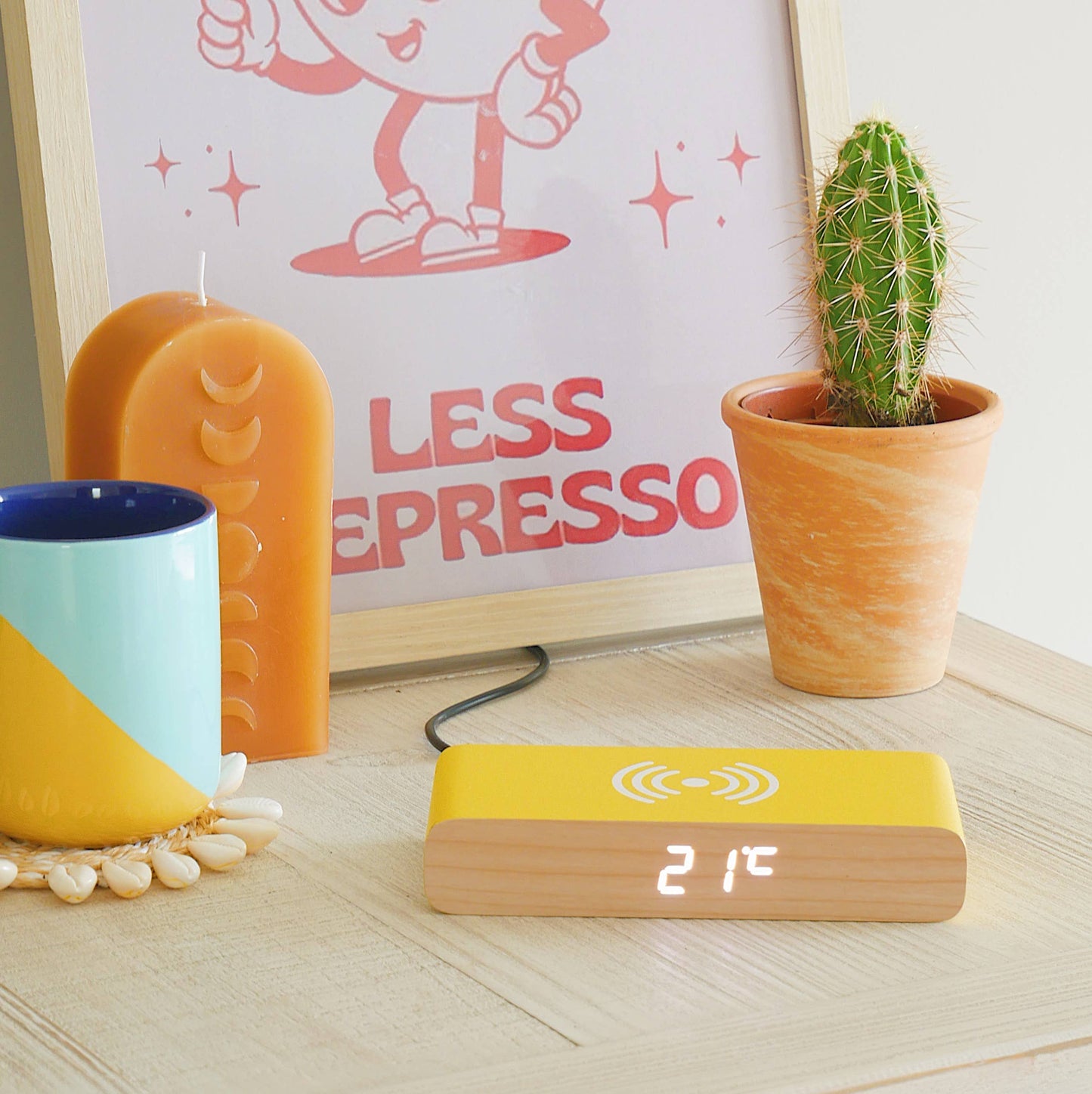 Rise Charge - Wireless Charger & Alarm Clock