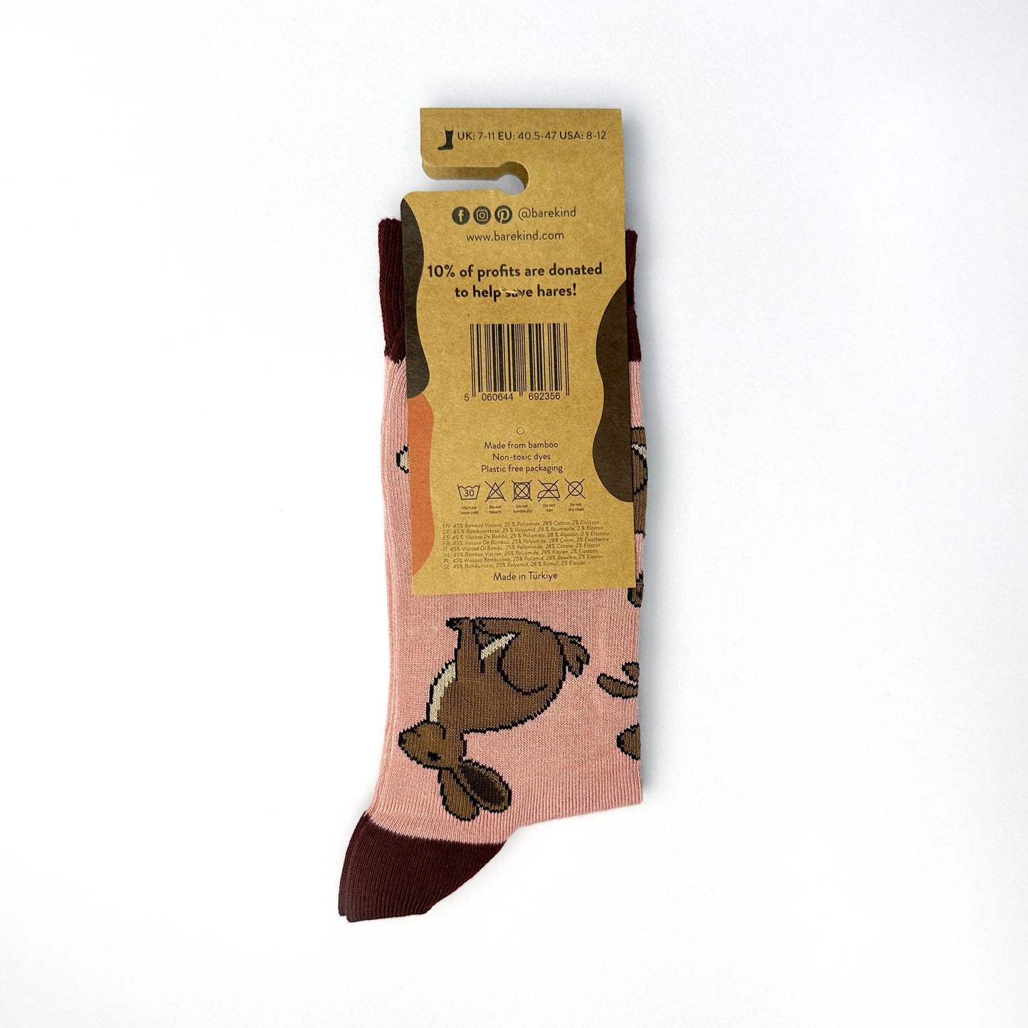 Bamboo Socks - Hares