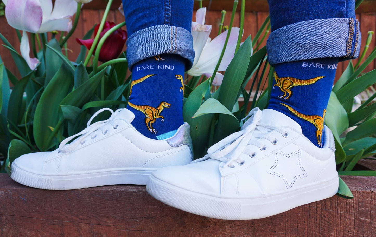 Bamboo Socks - Velociraptors