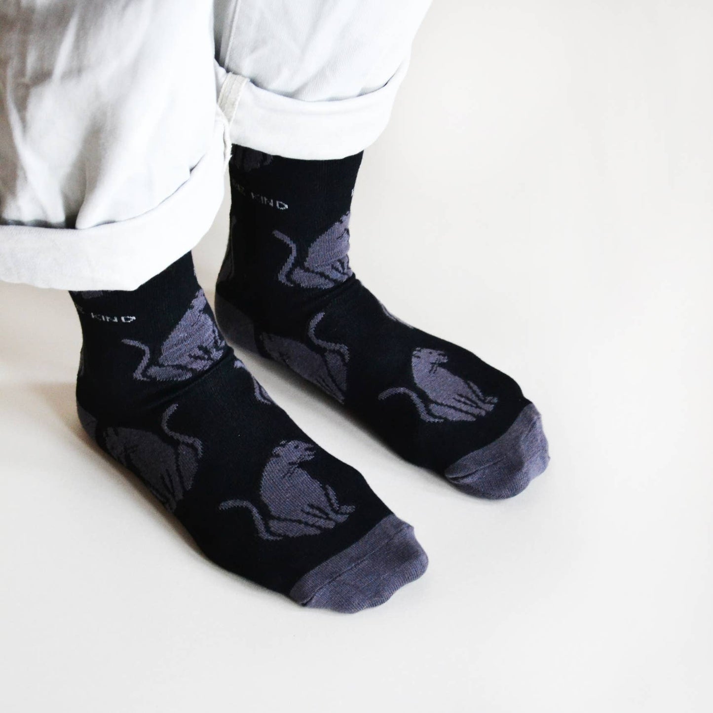 Bamboo Socks - Black Panthers