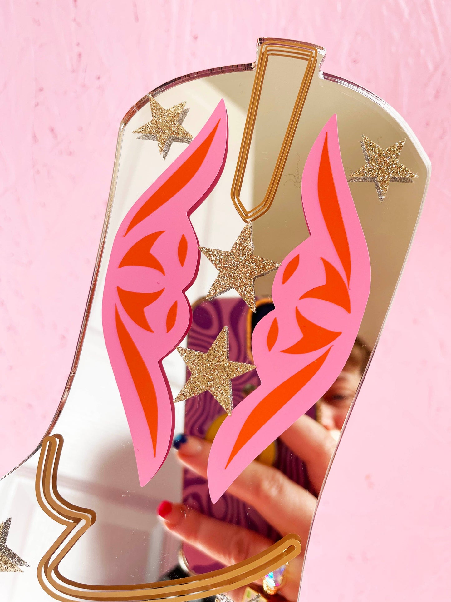 Cowboy Boot Mini Mirror
