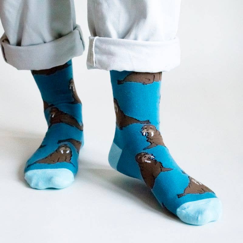 Bamboo Socks - Walruses