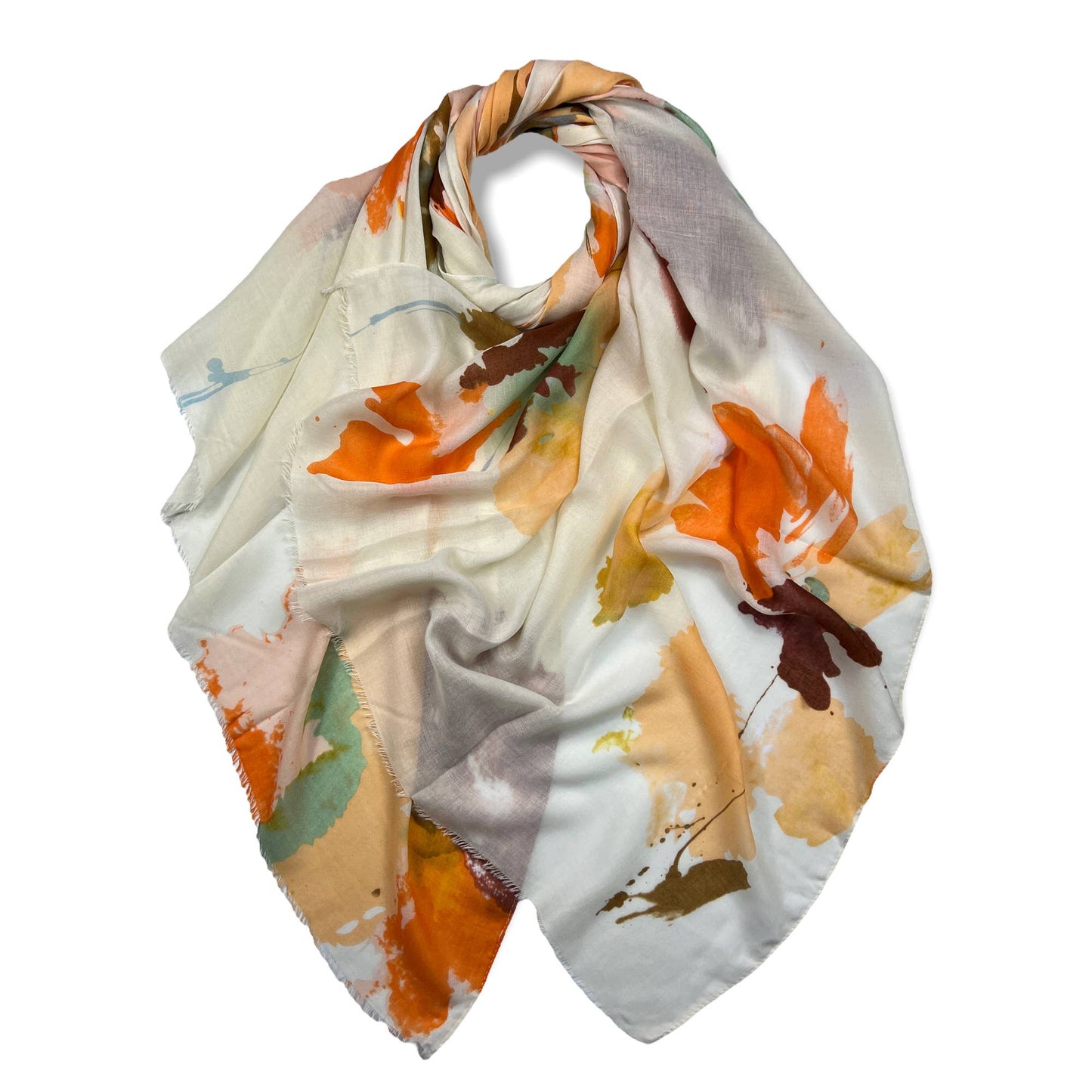 Abstract Colour Splash Scarf