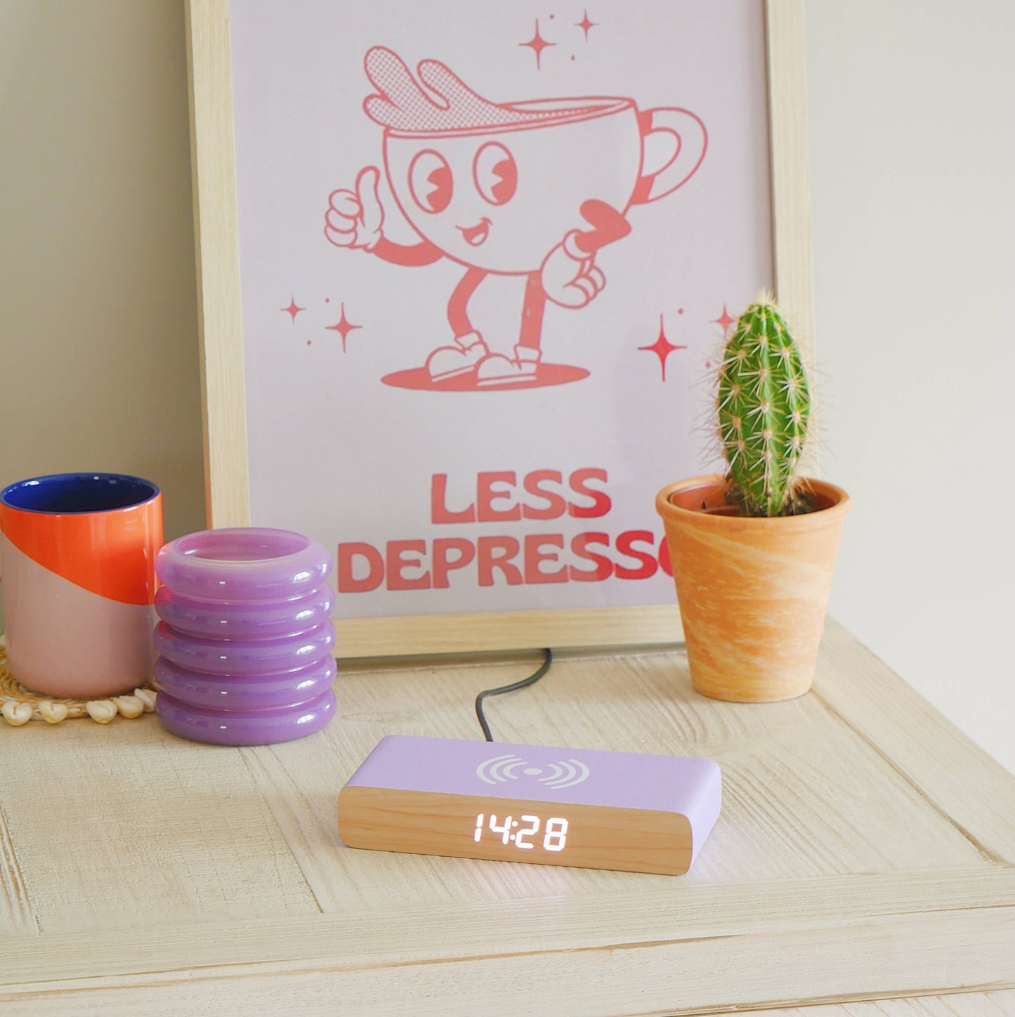 Rise Charge - Wireless Charger & Alarm Clock