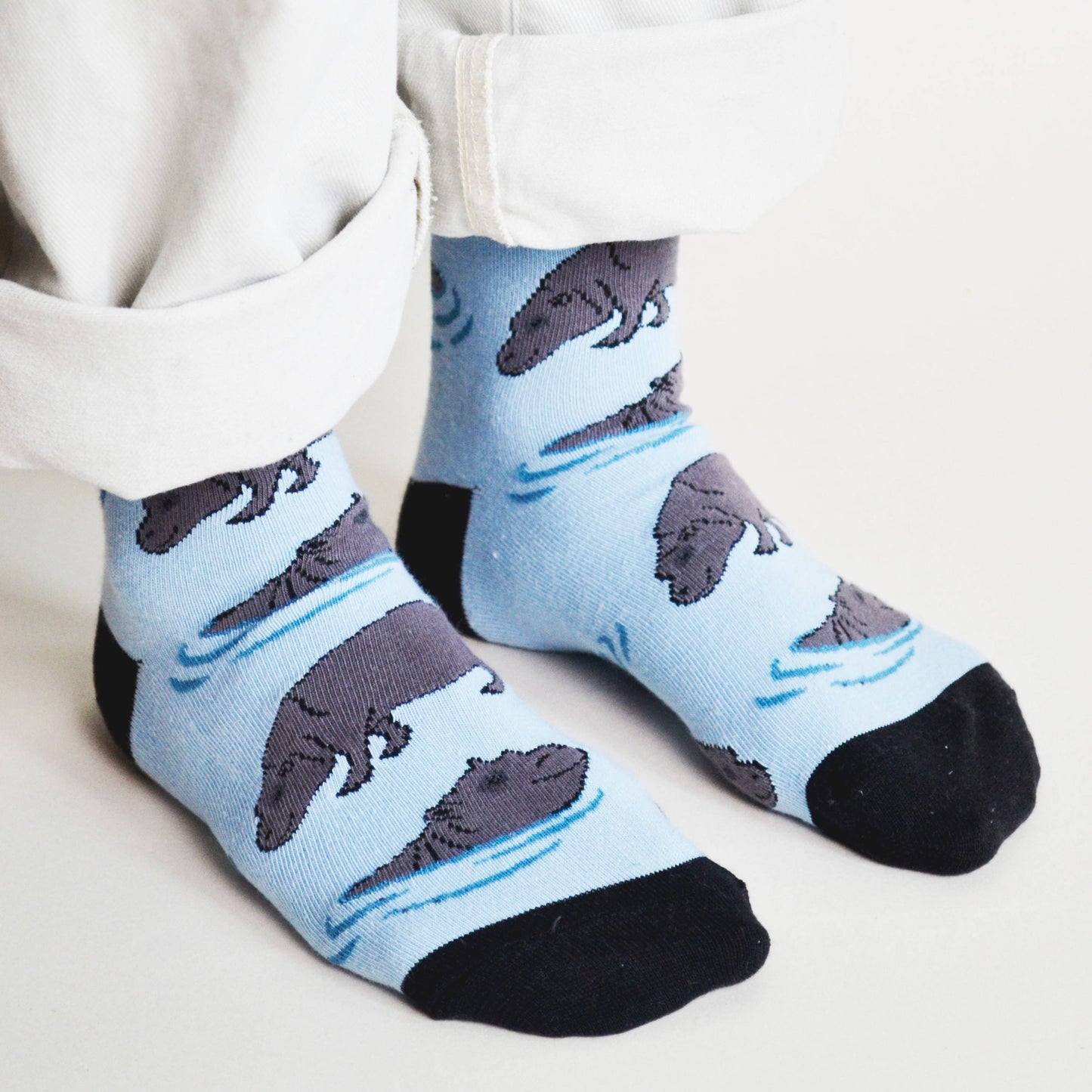 Bamboo Socks - Hippos
