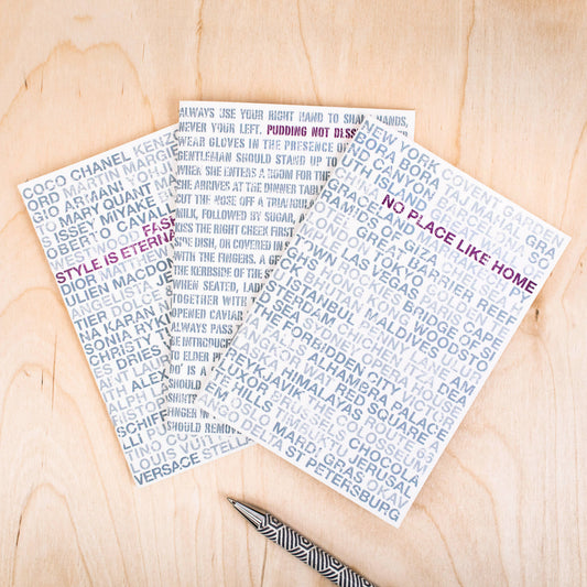 Fashion Brands Fashionista A6 Notebook