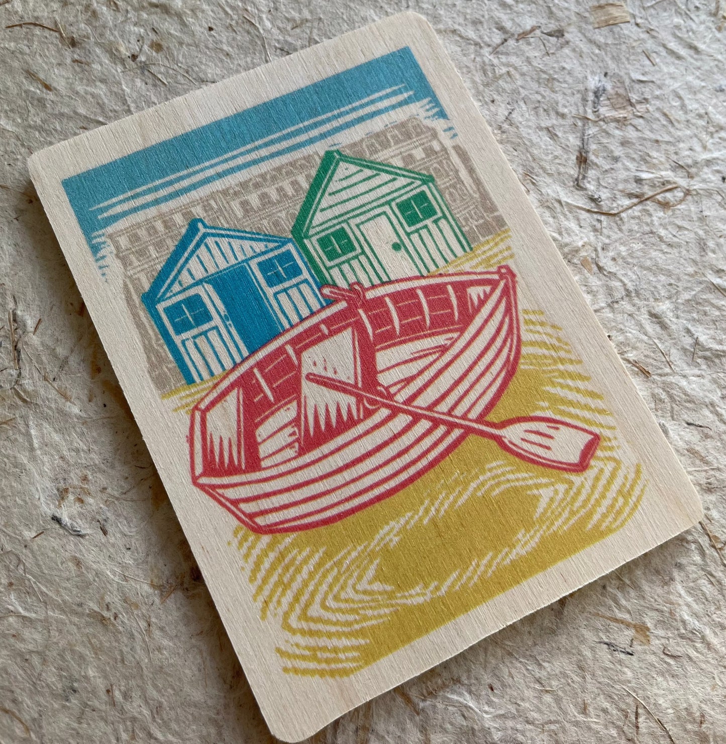 BEACH HUTS Magnet