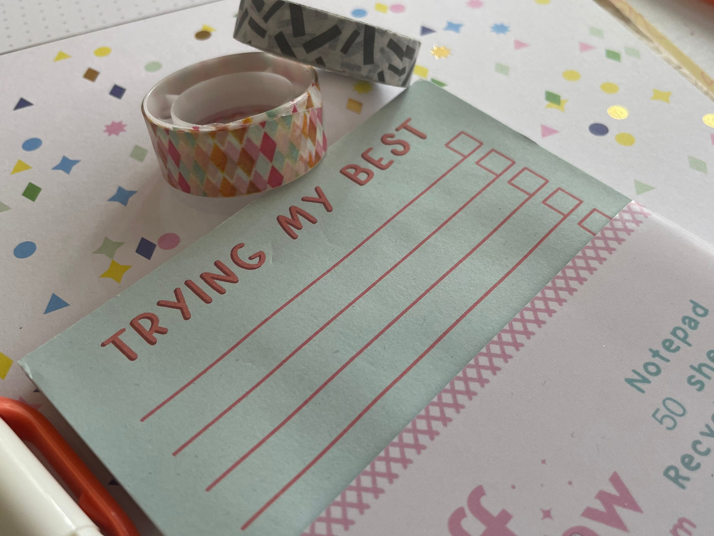 Trying my best - Notepad