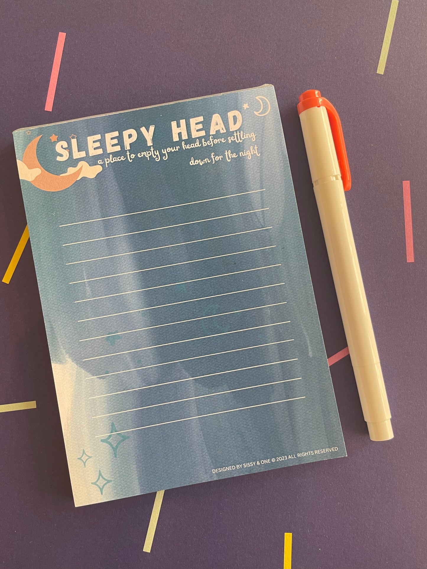 Sleepy Head - Notepad