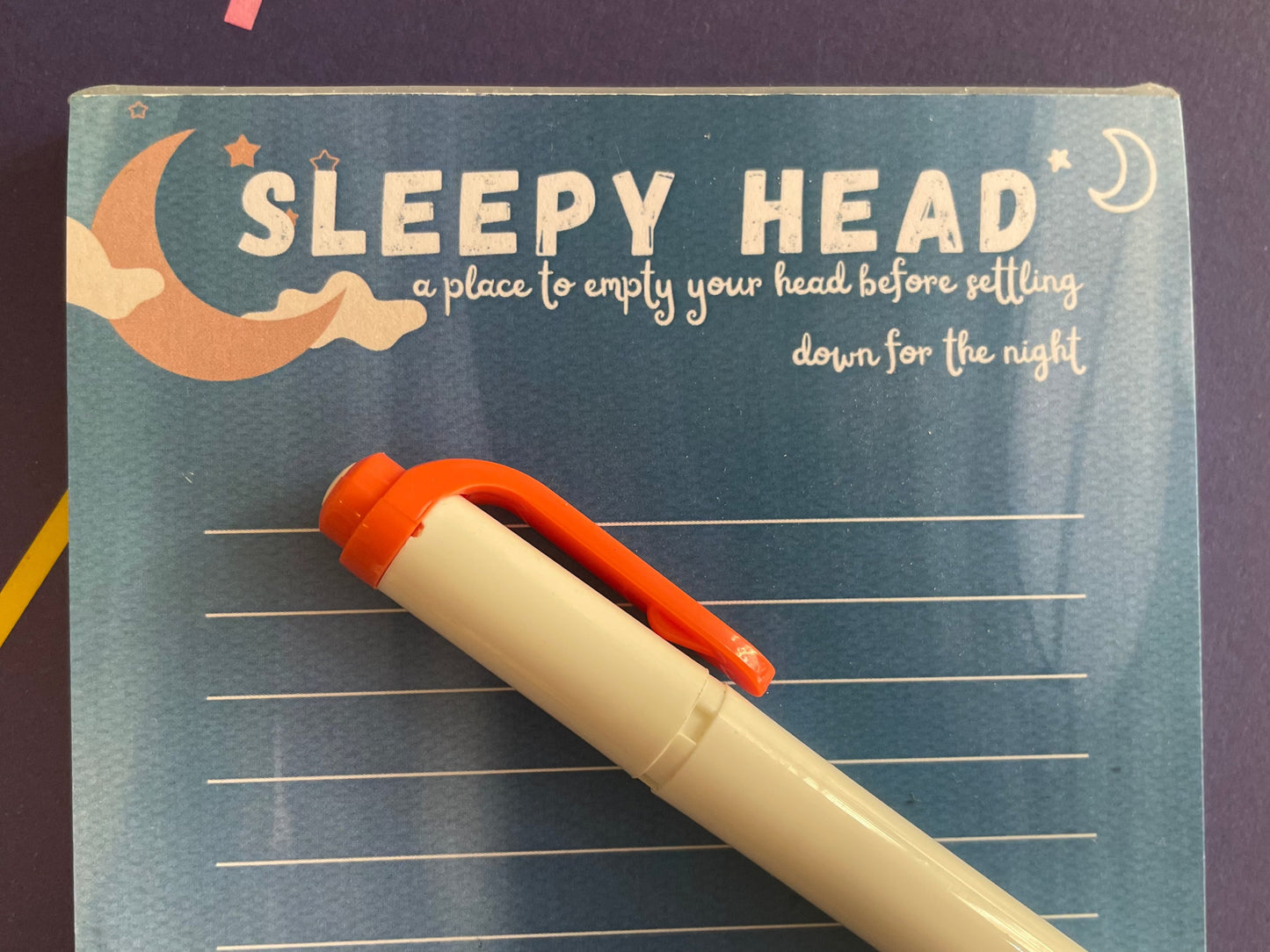 Sleepy Head - Notepad