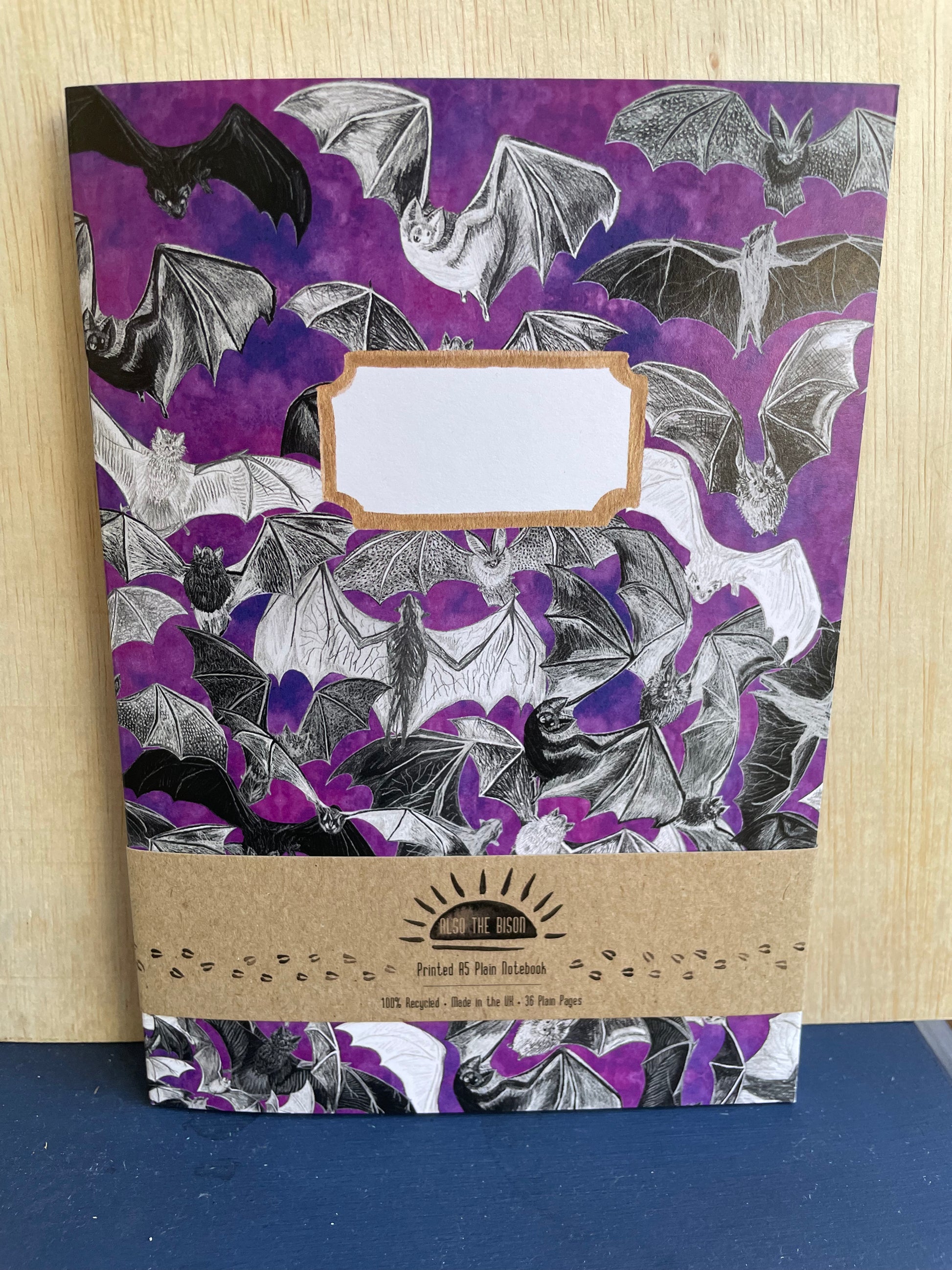 Bat Notebook Chiroptera Bat Notebook A5 – Sissy and One