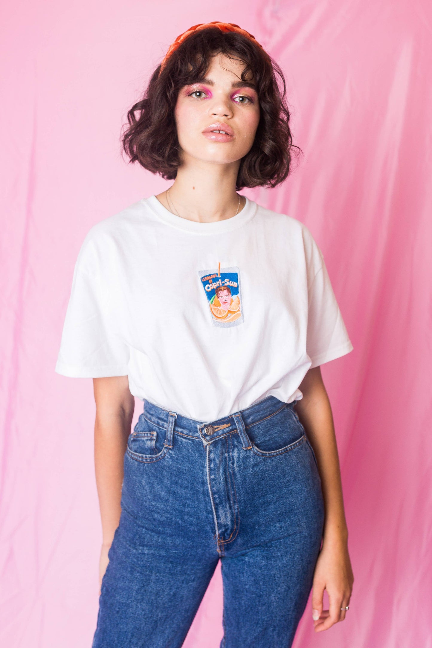 Leonardo DiCapriSun Embroidered T-Shirt