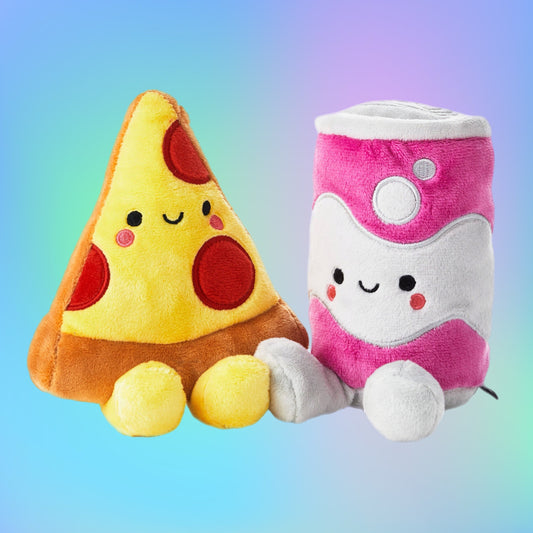 Better Together Pizza And Pop Magnetic Plush Pair
