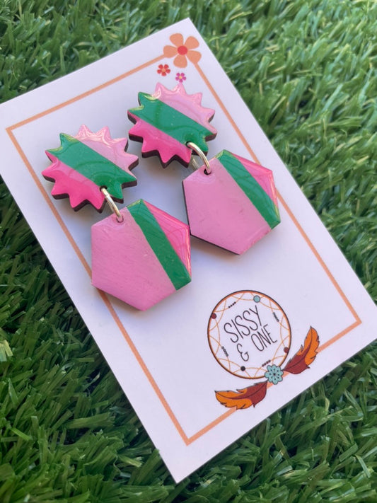 Pink Panther Envy - Earrings
