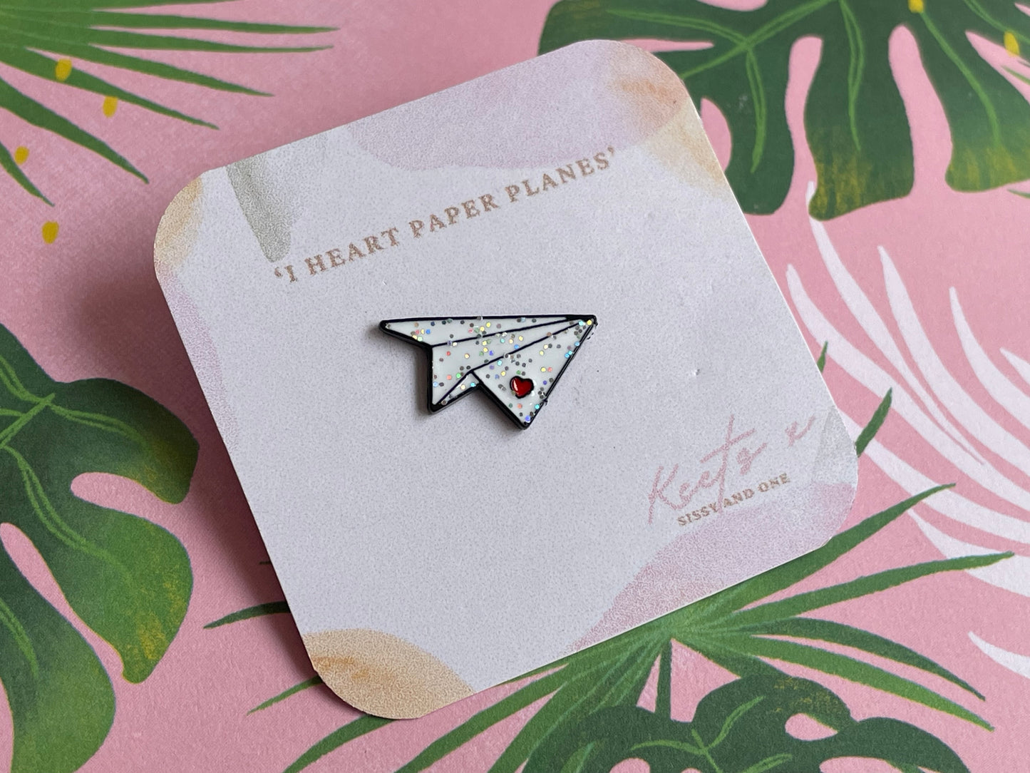 Paper Plane Pin