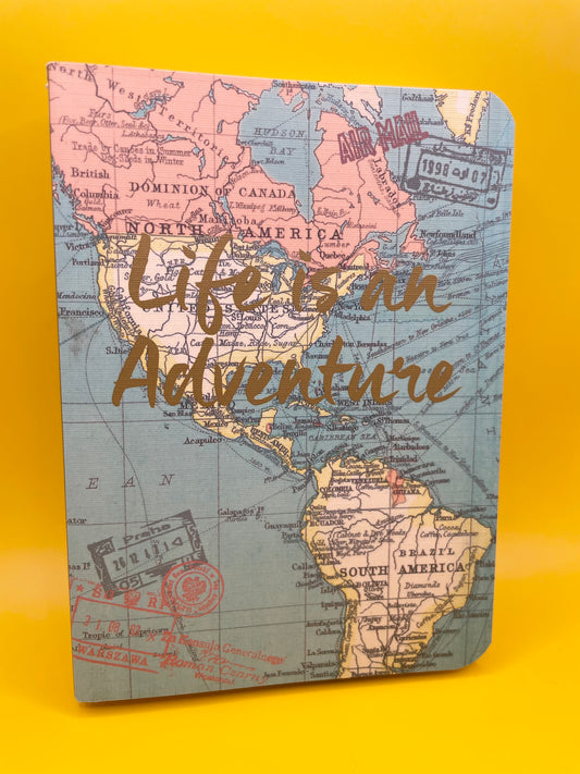 Life Is An Adventure - Soft Cover Notebook A6