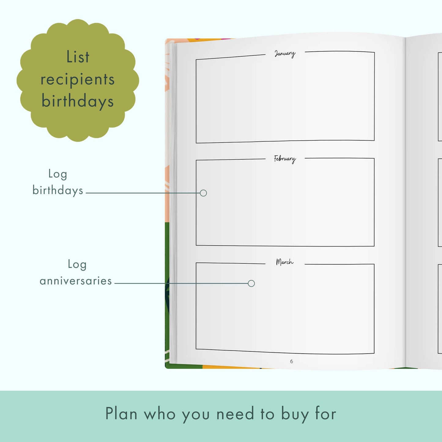 The Present Planner - A journal for those who love gifting