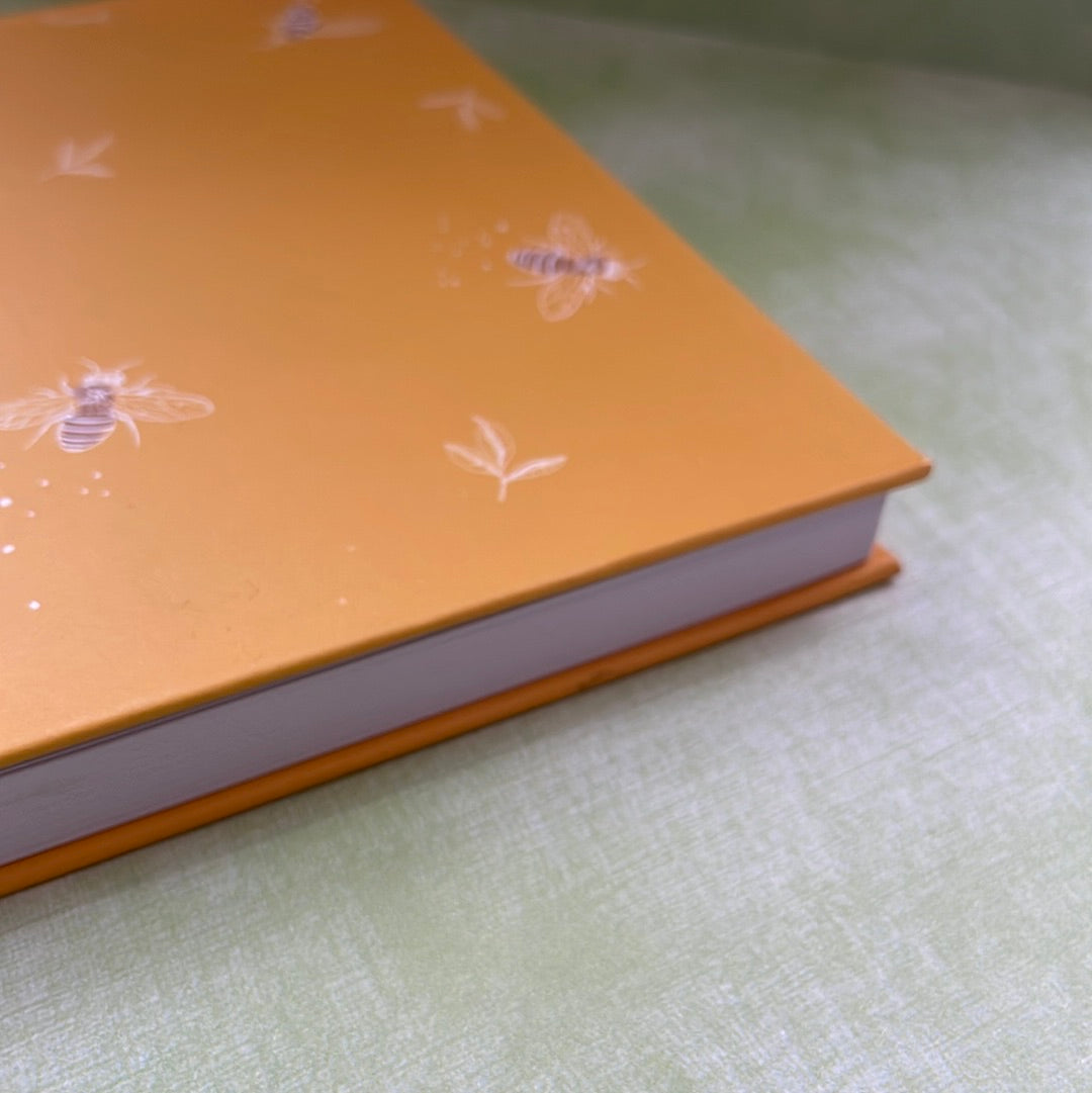 Yellow Hardback Bee Notebook