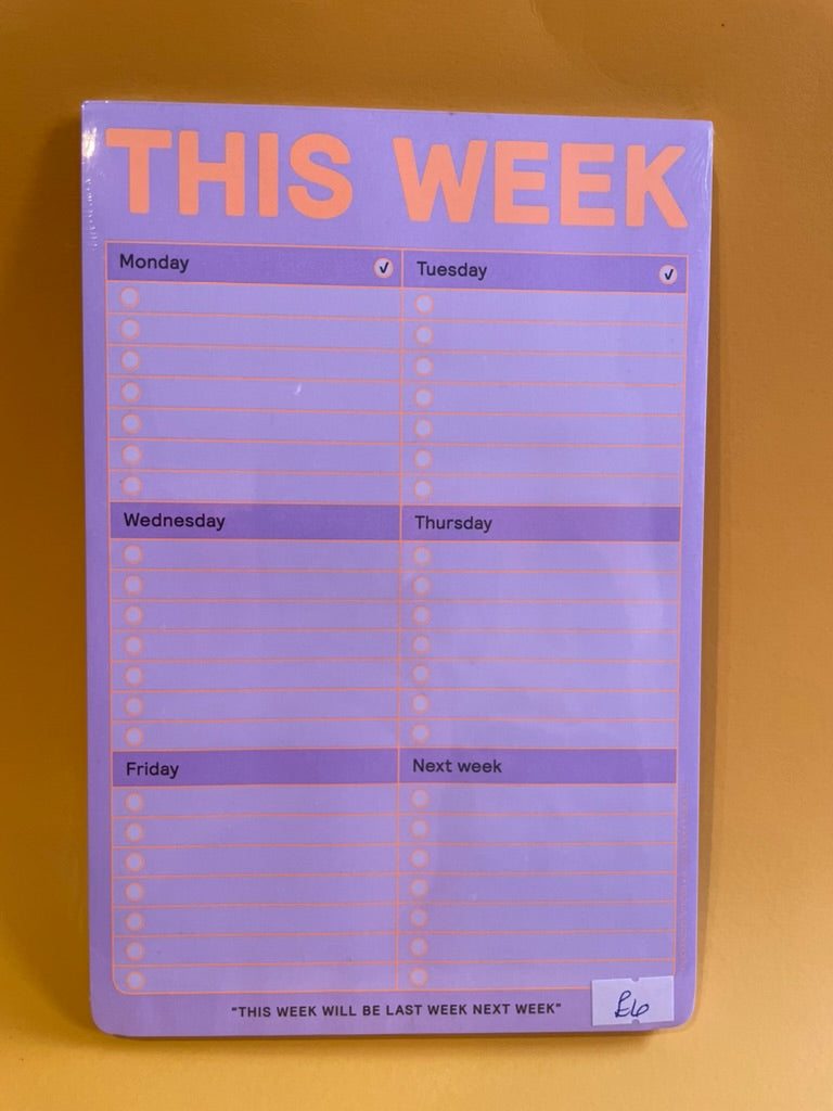This Week Pad (2 Colours)