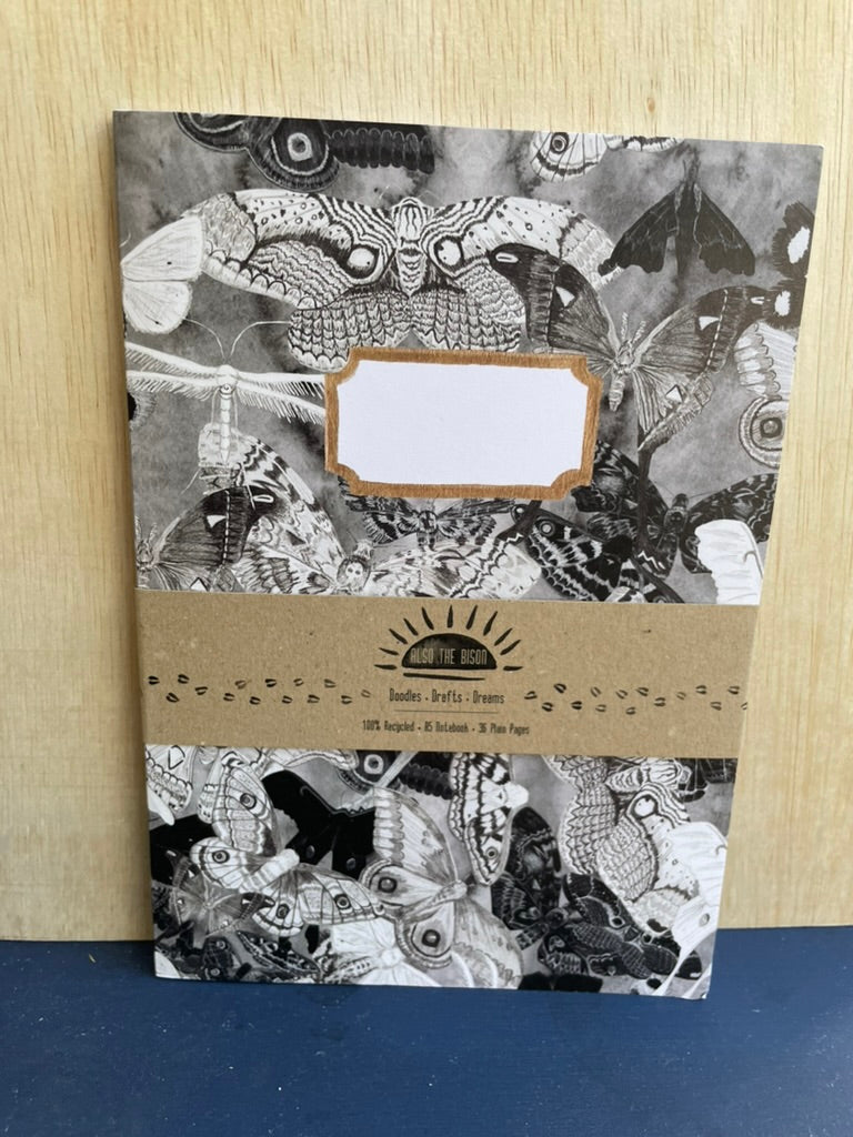Archaeolepis Moth A5 Notebook
