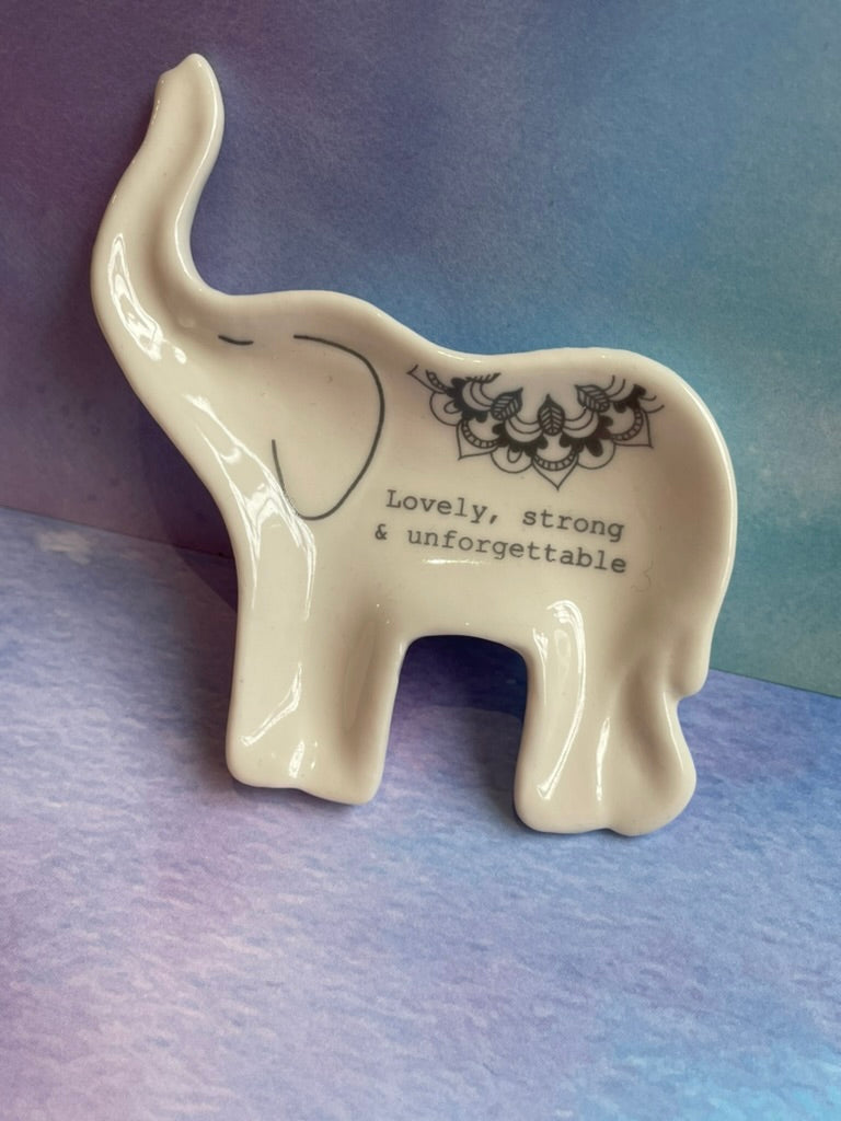 Elephant Trinket Dish (Small)