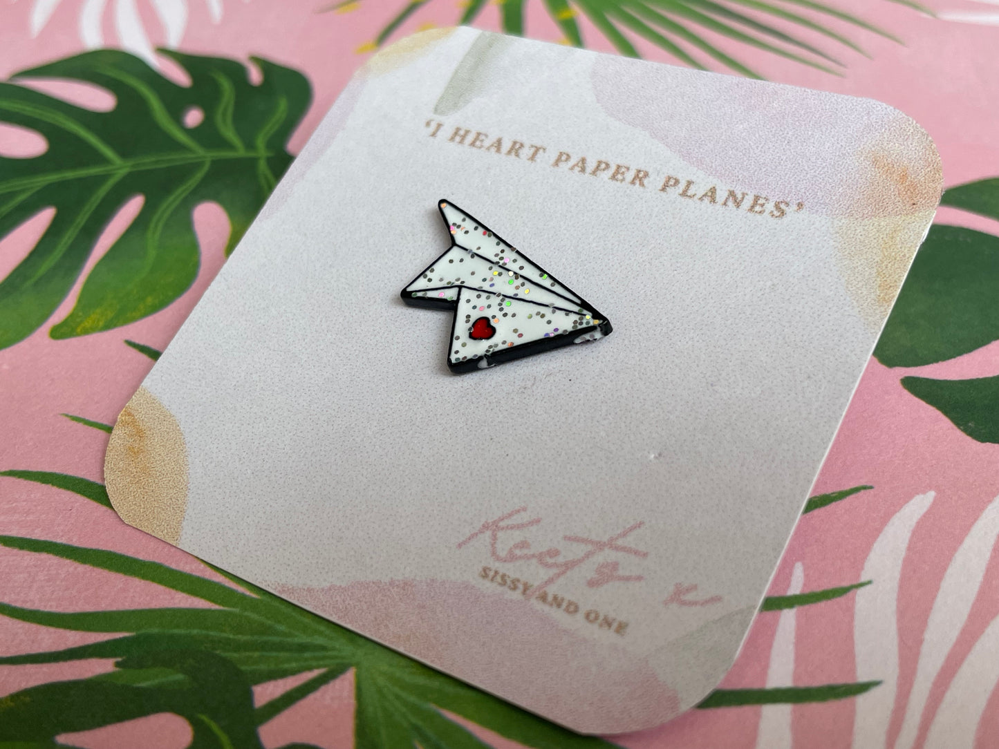 Paper Plane Pin