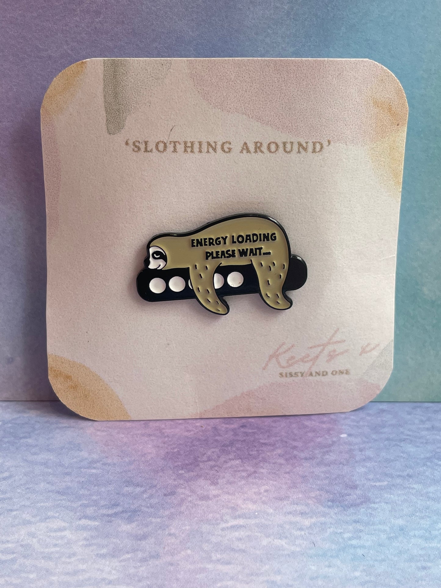 Sloth Pin