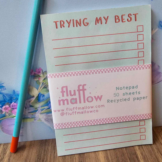 Trying my best - Notepad