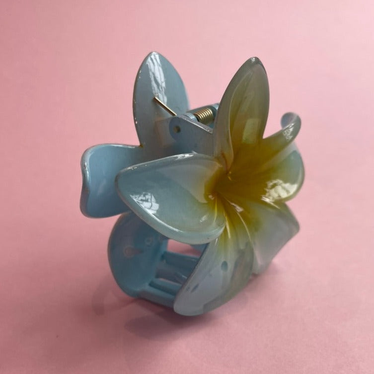 Coloured Lily Flower Claw Clip