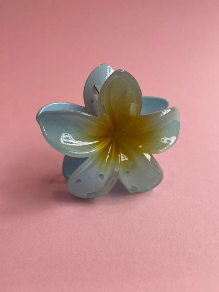 Coloured Lily Flower Claw Clip