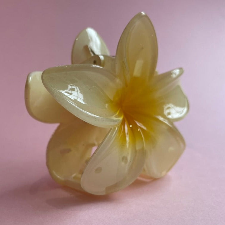 Coloured Lily Flower Claw Clip