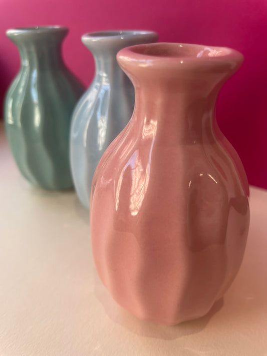 Mini Ripple Vase - Various Colours