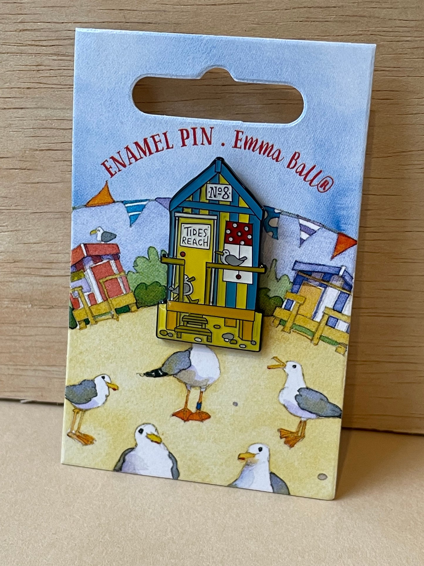Beach Hut Pin
