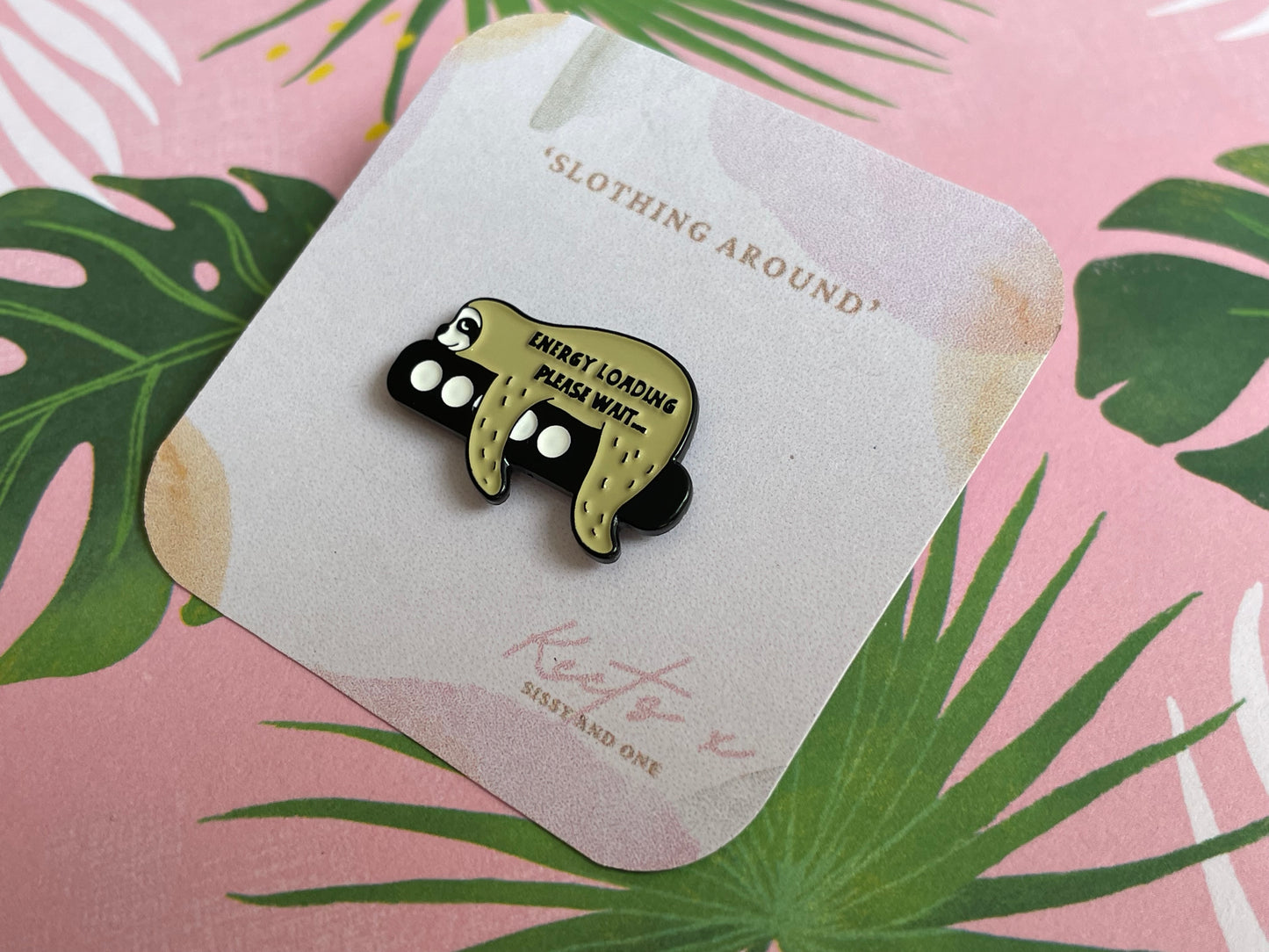 Sloth Pin