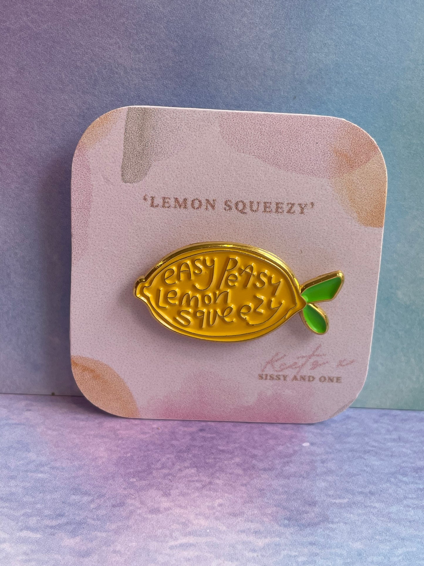 Lemon Squeezy Pin