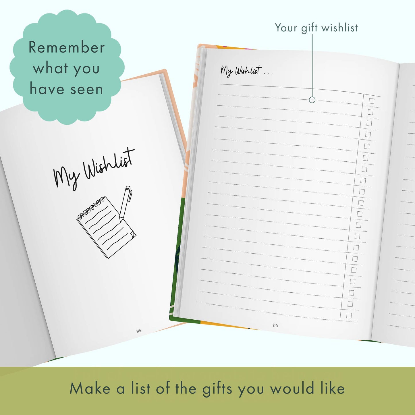 The Present Planner - A journal for those who love gifting