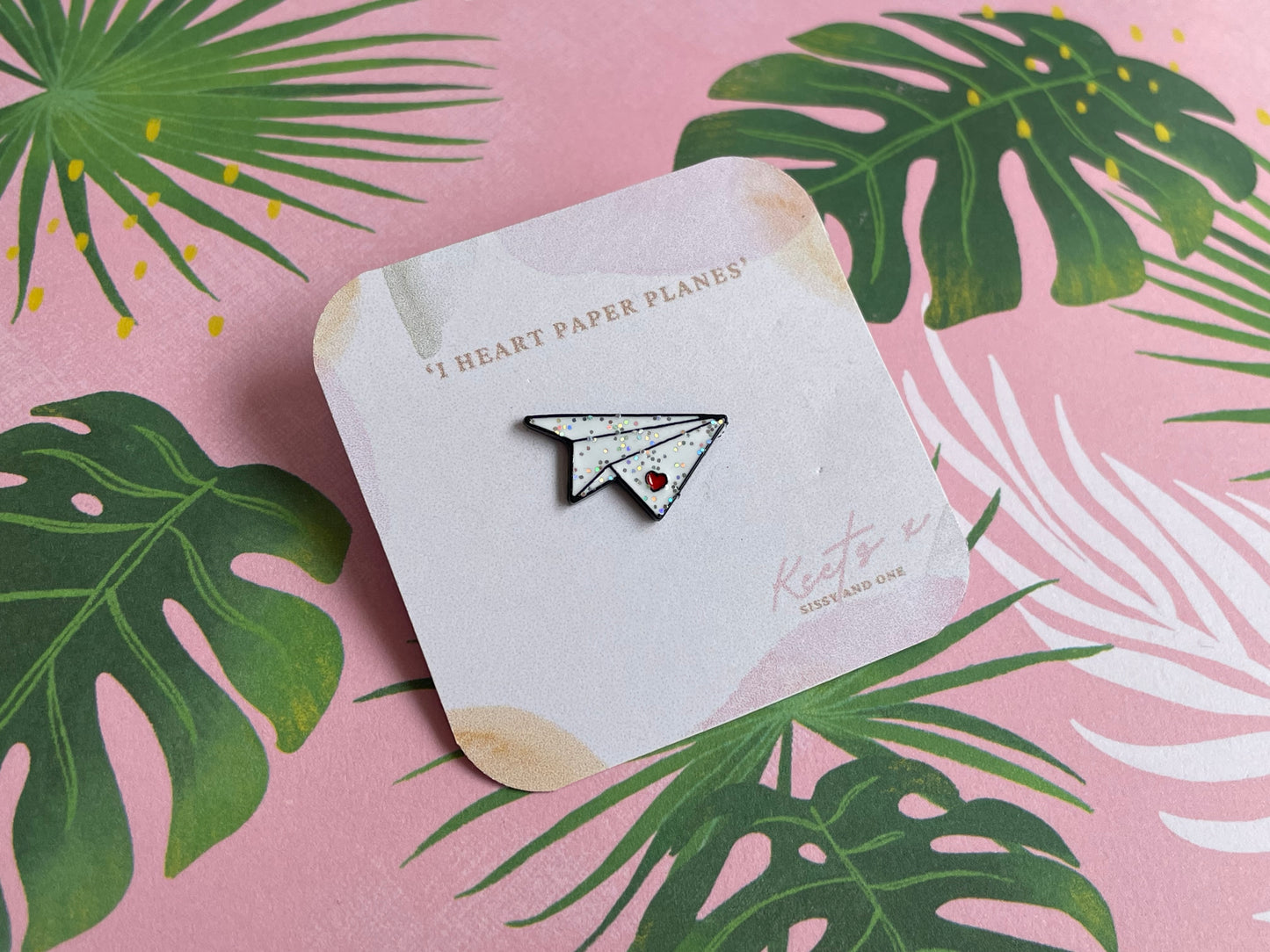 Paper Plane Pin