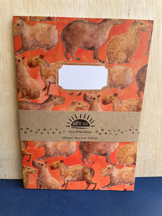 Chill of Capybaras Print Notebook A5
