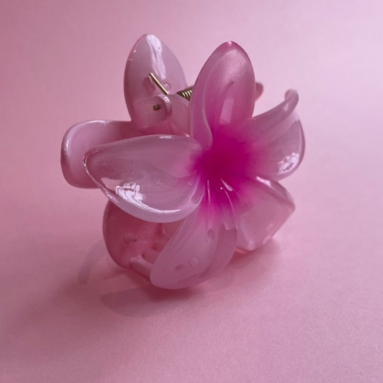 Coloured Lily Flower Claw Clip