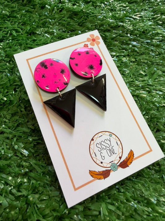 Neon Noir Earrings