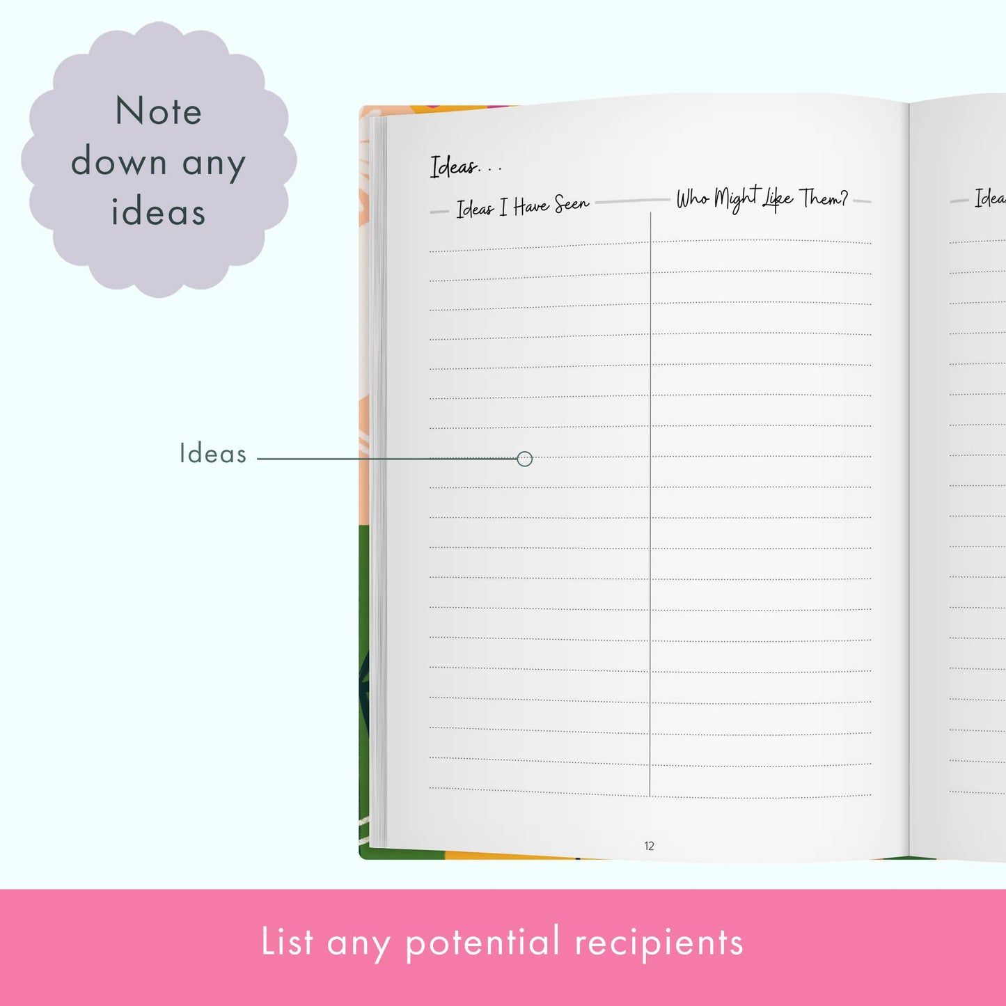 The Present Planner - A journal for those who love gifting