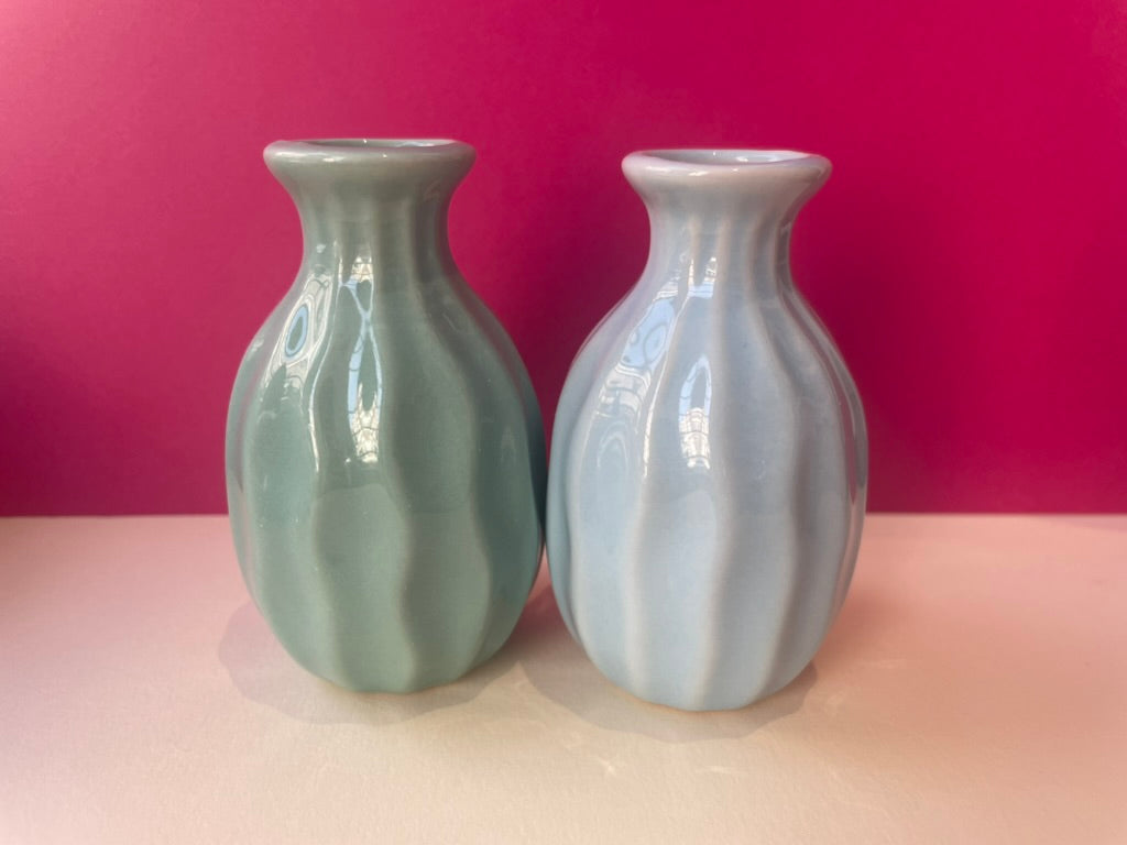 Mini Ripple Vase - Various Colours