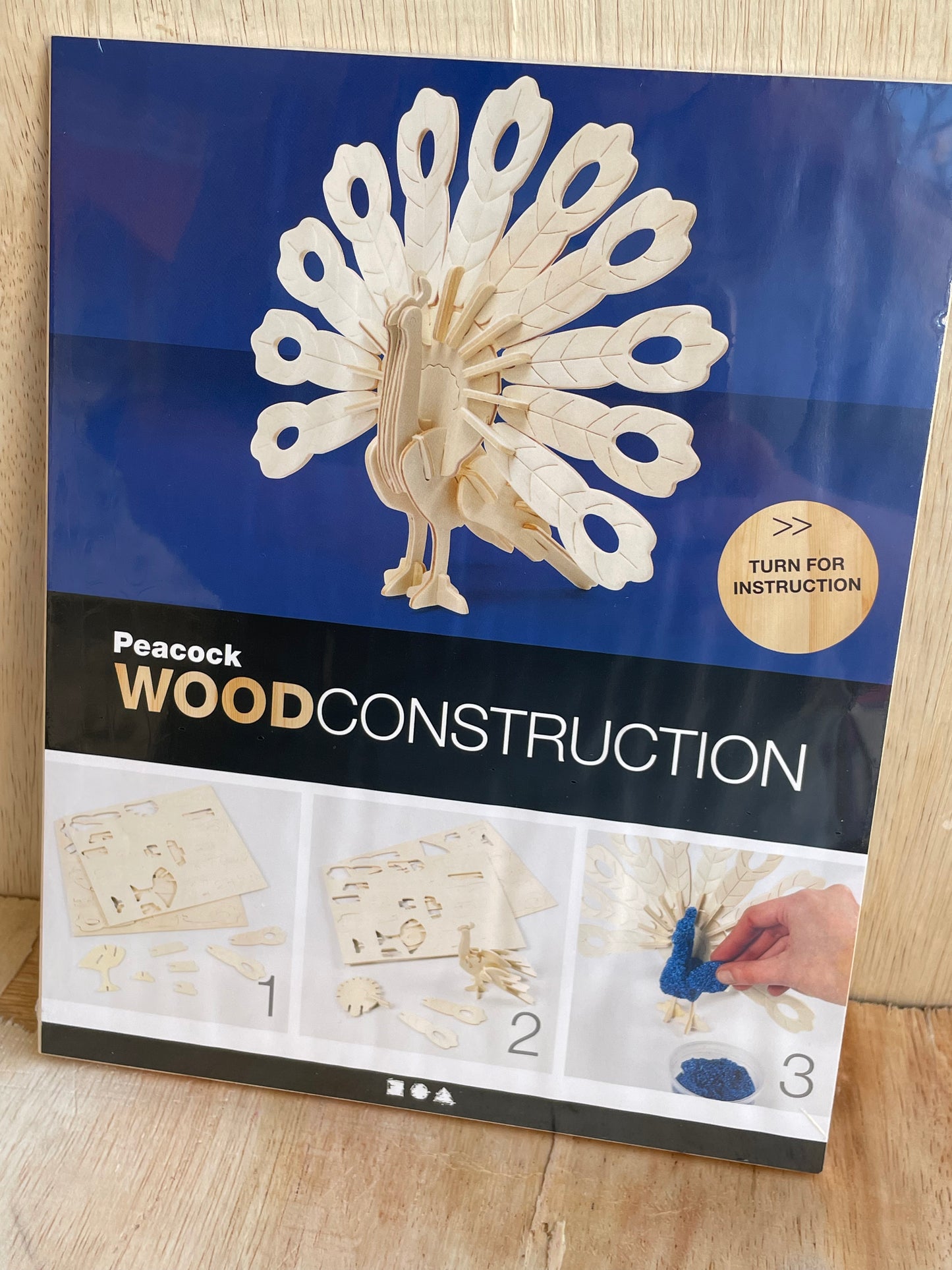 Wooden Peacock Construction